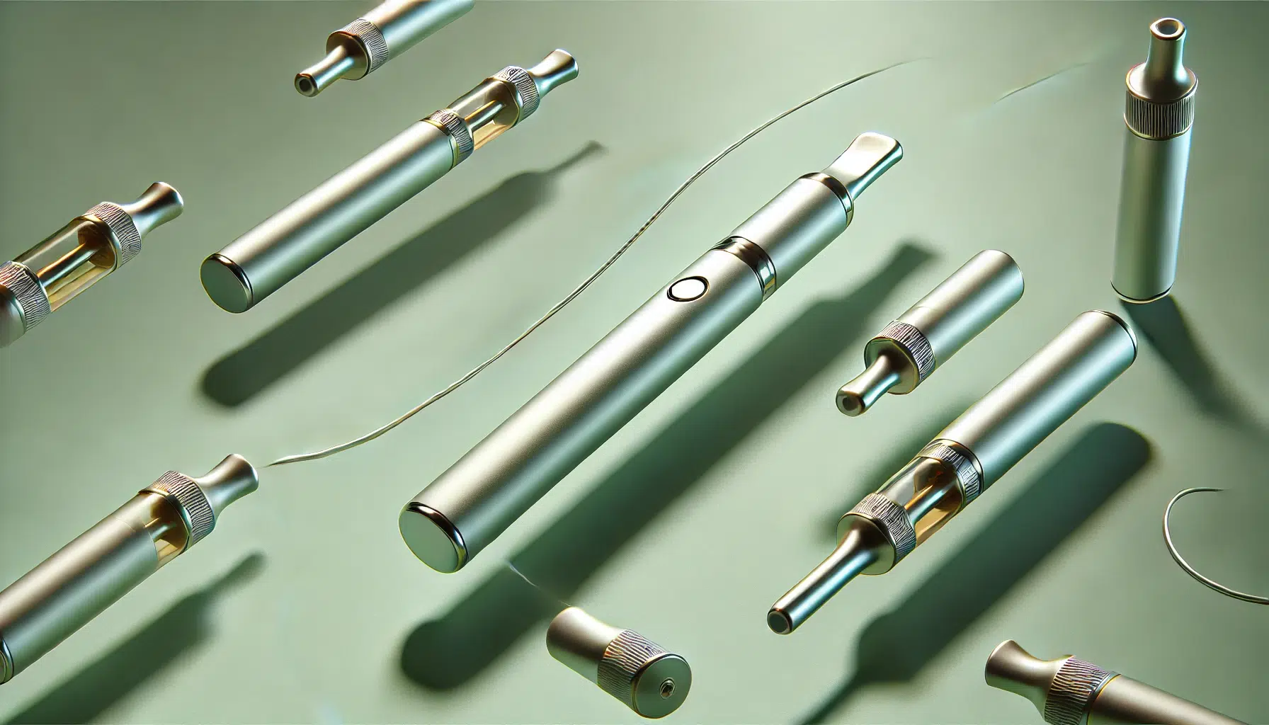 a group of silver electronic devices