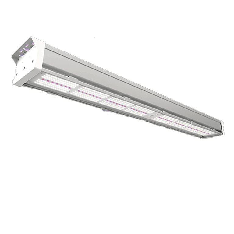 LED Grow Lampe mit speziellem Lichtspektrum für Pflanzenwachstum.