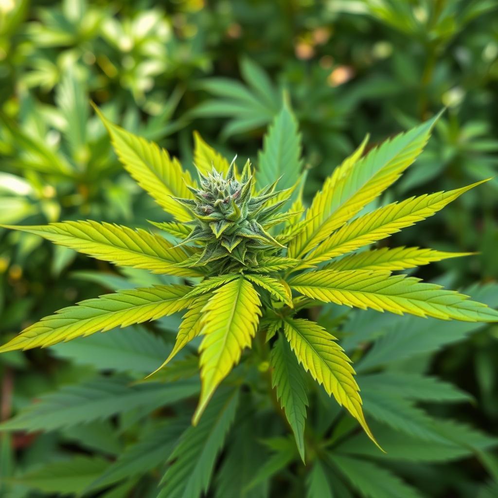 cannabis blätter werden gelb