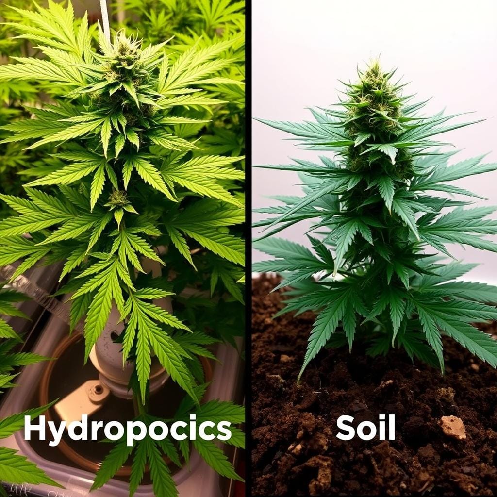 cannabis hydro vs erde