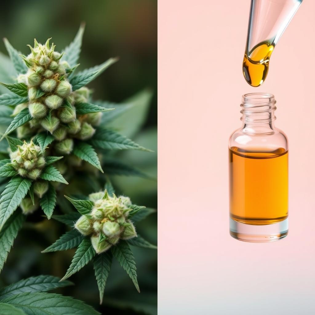 cbd tropfen oder blüten