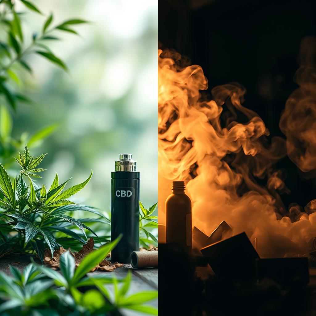 cbd vape vs nicotine