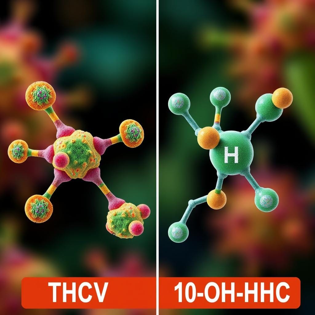thcv vs 10-oh-hhc cannabinoide im vergleich