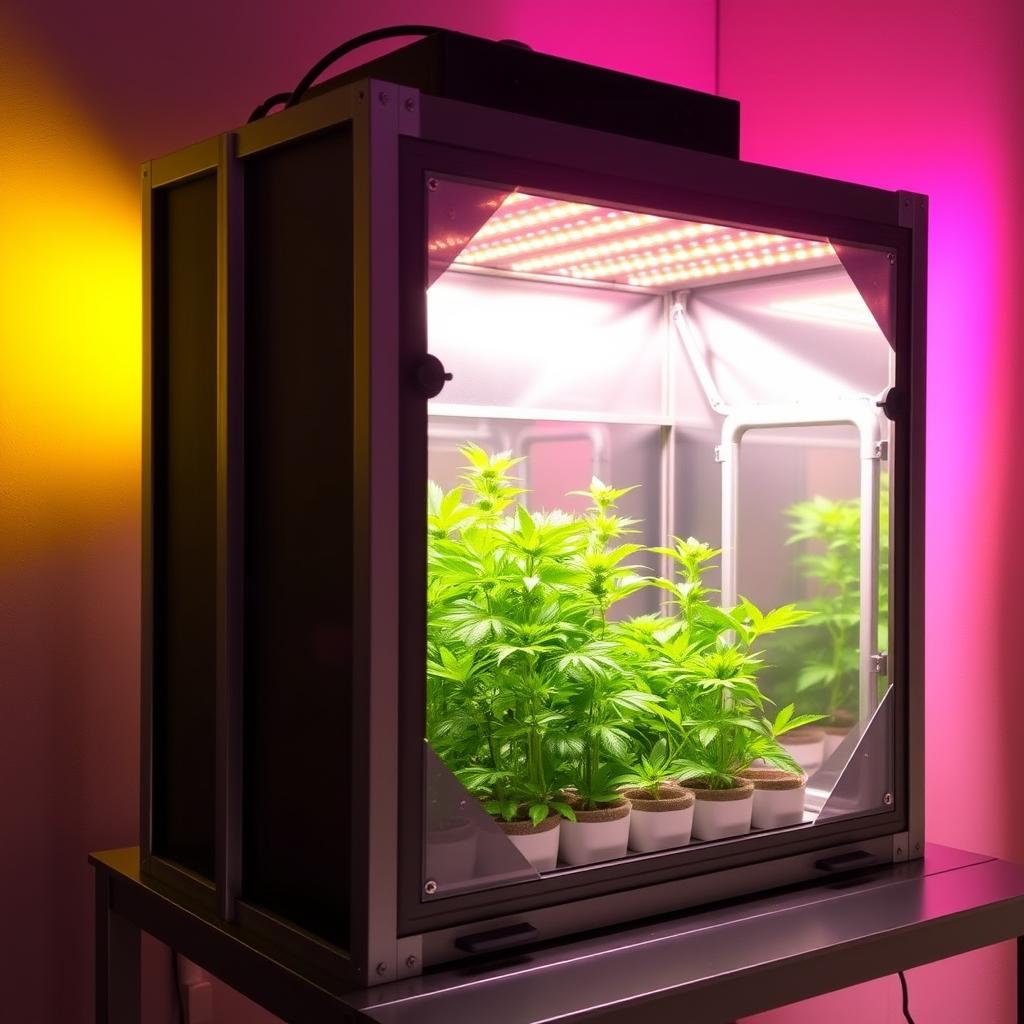 growbox komplettset mit led