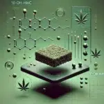 DALL&middot;E-2024-12-08-13.11.34-A-minimalist-and-modern-artistic-depiction-of-10-OH-HHC-hash.-The-focus-is-on-a-small-textured-piece-of-hash-displayed-in-a-sleek-floating-arrangeme-150x150